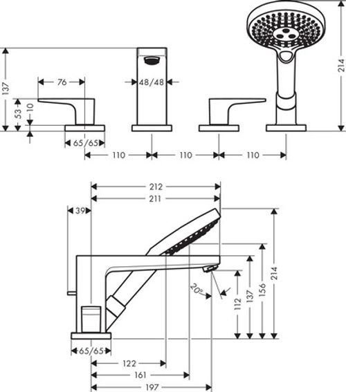 https://raleo.de:443/files/img/11eeea2942144f1092906bba4399b90c/size_m/Hansgrohe-HG-4-Loch-Wannenarmatur-Metropol-F-Set-Buegelgriff-chrom-Wannenrandmontage-74552000 gallery number 1